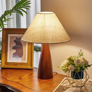 Ministerio De Educacin Vintage Style Solid <b>Wood</b> Table Lamp New Chinese Wabi-Sabi Style High-End <b>Desktop</b> Lighting French Retro - Product Image 5