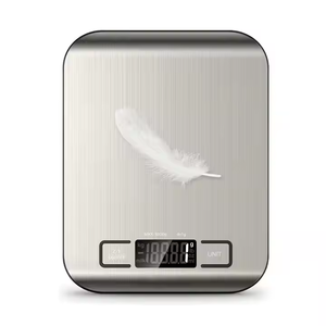 Bilancia da cucina digitale con batteria a <span class=keywords><strong>lunga</strong></span> durata, display LCD, bilancia per pesare alimenti e frutta in acciaio inossidabile con molteplici funzioni - Product Image 1