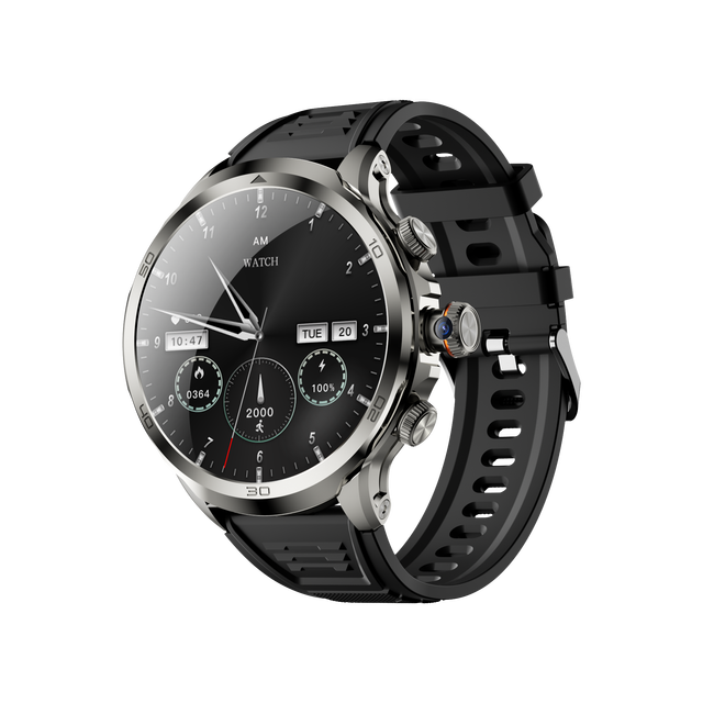 H19 4G LTE Smart Watch WIFI GPS Big AMOLED Screen Color Display SIM Call Android IOS Compatibility Sleep Tracker (IP67)