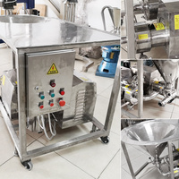 Mélangeur doseur industriel de poudre et de liquide avec système automatique homogénéisateur en ligne de sucre en poudre et d'eau