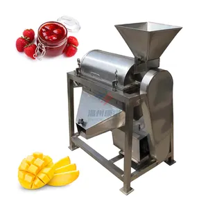 Commercial fruit jam making machine automatic blueberry apple mango pulping processing machine