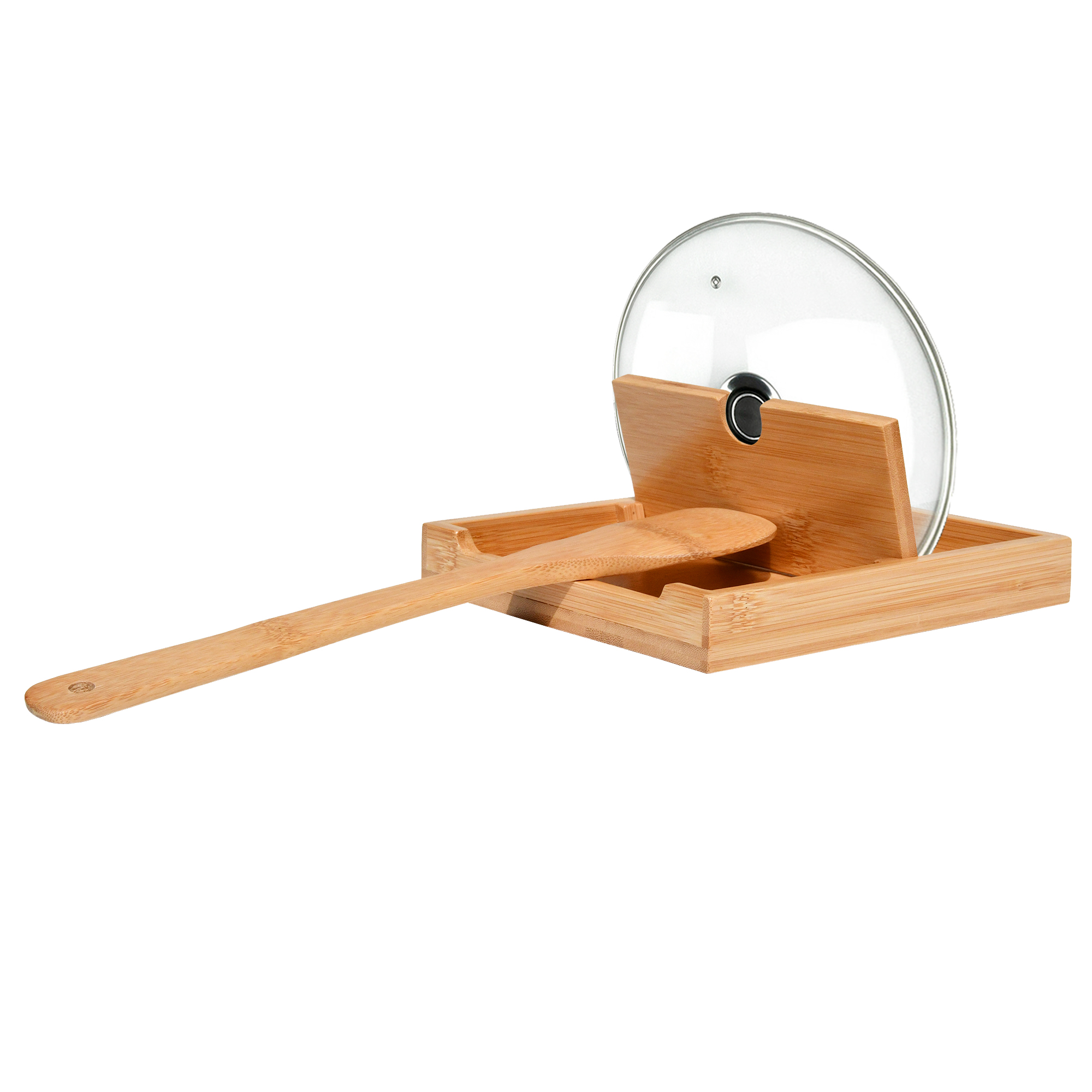 Kitchen Pan Crock Pot Clips Cover Lid And Spoon Rest Rack Stand Cooking Utensils Holder For Stove Top