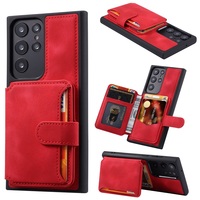 Portefeuilles en cuir pour téléphone portable pour Samsung S23 S22 Ultra, porte-cartes, étui de téléphone en PU pour Samsung S24 S25
