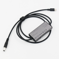 Adaptor Tegangan Dapat Diatur USB-C ke Port 5.5mm*2.1mm 24V Cocok untuk Robot 24V, Ventilator, dan Peralatan Pemantauan