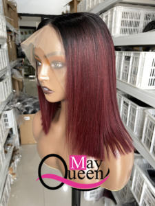 Mayqueen วิกผมมนุษย์13*4สำหรับผู้หญิง,วิกผมสีดำธรรมชาติปักจากผมจริง4*4 - Product Image 2