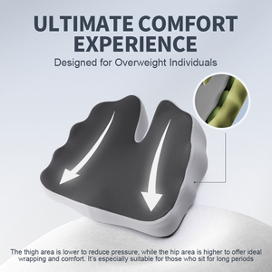 OEM ODM büyük evrensel araba koltuk minderi s basınç tahliye kaymaz katlanabilir ergonomik bellek köpük koltuk minderi kamyon sürücüsü için - Product Image 4