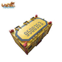 DNV 2.7 ou ISO 10855 Boîte à outils conteneur offshore en acier corten standard de 6 pieds à vendre