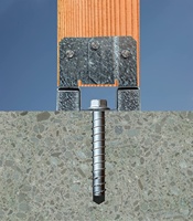 Base de poteau de secours galvanisée OEM, support solide d'usine en chine pour réduire le risque de décroissance aux extrémités du poteau et de la colonne