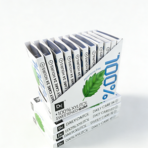 Goma de Mascar de Xilitol 100% en Blíster de 18g, Marca Privada, Apta para Diabéticos - Product Image 3