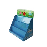 Présentoir de comptoir en carton pour CD/DVD, boîte de présentation pour la vente de CD/DVD musicaux