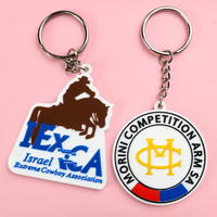 Porte-clés en plastique avec logo personnalisé, accessoires en caoutchouc souple, dessin animé 2d, porte-clés en pvc personnalisé 3d