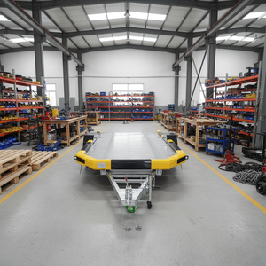 <span class=keywords><strong>Remolque</strong></span> de Coche de <span class=keywords><strong>Eje</strong></span> Único de Aluminio Galvanizado con Luces LED, Carga Máxima de 1110 <span class=keywords><strong>kg</strong></span>, Marca OZMATIX, Alta Calidad, <span class=keywords><strong>Precio</strong></span> Bajo, Pedido de Bajo Volumen - Product Image 1