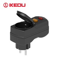 KEDU PD331-13 d'usine 16A 230V français PRCD protecteur de fuite prise électrique courant résiduel actionné réinitialisation manuelle BG CE GS