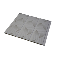 Plafonds modernes isolés en PVC, grille de plafond à dix rainures, laminage à fil doré, insonorisant, ignifuge, chambre à coucher, salle de bain