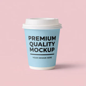 Vaso <span class=keywords><strong>de</strong></span> Papel Desechable Ecológico y Reciclable <span class=keywords><strong>de</strong></span> Doble Pared con Logotipo Personalizado <span class=keywords><strong>para</strong></span> Té y Café con Tapa <span class=keywords><strong>para</strong></span> Bebidas Calientes - Product Image 5