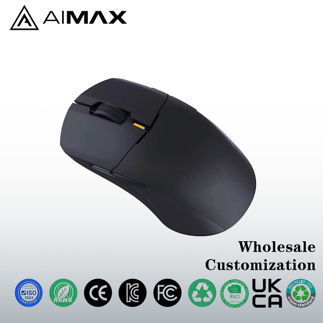 High-Performance Dual-Mode Wireless Gaming Mouse Matte Black Ergonomic Optical Gamer Mice High DPI for Esports Pro OEM