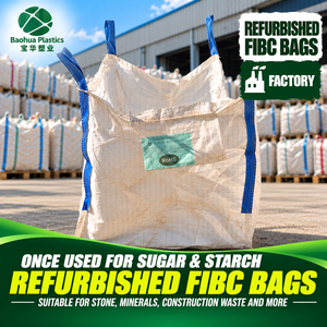 Sacs Jumbo Reconditionnés pour la Production, Déchets Industriels, Sacs FIBC Usagés pour la Collecte, le Stockage et le Recyclage en Usine - Product Image 1