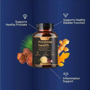Mezcla de Hongos para la Salud de la Próstata, Suplemento para la Próstata Masculina con Cápsulas de Saw Palmetto, Suplemento para la Próstata Masculina en Cápsulas y Vitaminas - Product Image 4