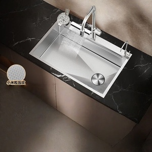 Kitchen sink large single sink dishwashing basin integrated basin stainless steel sink dishwashing sink <b>vegetable</b> sink - Product Image 6