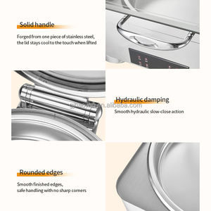 Chauffe-plat intelligent 6,8 L à double usage (sec et humide) avec fonction de maintien au chaud pour présentation alimentaire en hôtel - Product Image 2