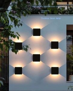 Modern Outdoor E27 LED Wall <b>Lamp</b> Long Strip Design for Exterior Living Room Corridor Garden Waterproof and <b>Solar</b> <b>Powered</b> - Product Image 4