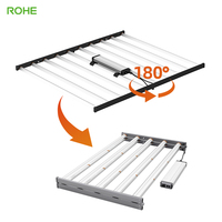 ROHE 1000W Lampe de culture LED pliable à spectre complet en aluminium IP66 pour la croissance commerciale des plantes d'intérieur en phase de floraison