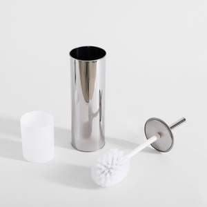 Portascopino <span class=keywords><strong>WC</strong></span> in Acciaio Inossidabile Lucidato, Accessori Bagno, Portascopino da Terra - Product Image 2