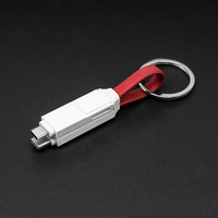 2024 nouveau Design cadeaux d'affaires 3 en 1 magnétique Usb Type C porte-clés câble de charge pour ordinateur pour téléphones mobiles