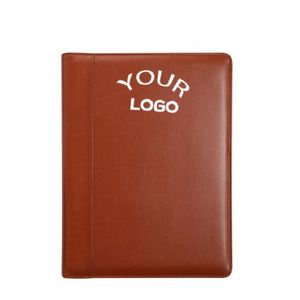 Promotional 2025 Pu Leather A4 Document <b>Folder</b> Customizable Logo Magnetic Binder Clip <b>Box</b> Office Stationery for Business Use - Product Image 1