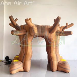 ต้นไม้อุโมงค์เป่าลมบ้านเทพนิยายสไตล์พองต้นไม้ตอไม้จำลองที่มี<span class=keywords><strong>สาขา</strong></span>สำหรับตกแต่งสวนและโฆษณา - Product Image 2