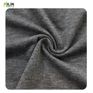 Cây gai dầu màu xám 100% Spun <span class=keywords><strong>Polyester</strong></span> dệt kim duy nhất căng Jersey vải - Product Image 5