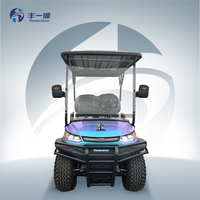 Voiturette de golf électrique Florescence pour 4 personnes, tout-terrain, avec batterie au lithium 72v