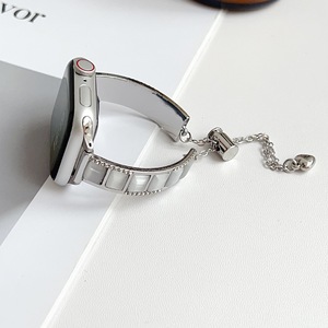 Elegante Correa de Metal para Reloj Apple Watch Ultra 49mm Serie 11 46mm con Piedra Ojo de Gato, Brazalete para Mujer, Correa para Reloj de 38mm 40mm 41mm - Product Image 5