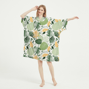 <span class=keywords><strong>Serviette</strong></span> de plage à capuche en microfibre surdimensionnée pour <span class=keywords><strong>femme</strong></span> <span class=keywords><strong>Poncho</strong></span> d'été imprimé en usine à séchage rapide pour adultes pour le <span class=keywords><strong>surf</strong></span> et le changement de plage - Product Image 2