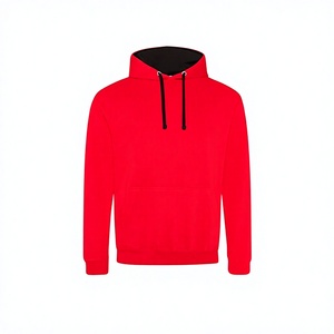 Sweat-shirt à capuche personnalisé avec logo, couleur unie, coupe classique, poche kangourou, vêtement d'hiver - Product Image 4