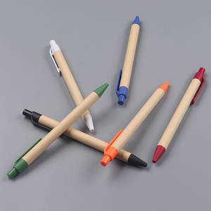 Bolígrafo promocional de cartón reciclado, bolígrafo de papel amigable con accesorios degradables en PA A - Product Image 5