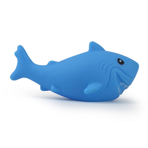 Đồ chơi tắm và bơi hình cá mập bằng cao su hoạt hình Jixin có tiếng kêu khi bóp, dành cho trẻ sơ sinh 0-24 tháng & trẻ từ 2-4 tuổi - Product Image 3