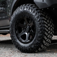 Jantes Beadlock forgées noires mat DW Modified Performance 17, 18, 20 pouces compatibles avec Tacoma 4Runner F150 Style Off Road Trail