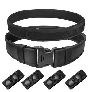 2.25 "cintura da uomo di pattuglia della guardia di sicurezza della cintura tattica di Nylon nero" - Product Image 2