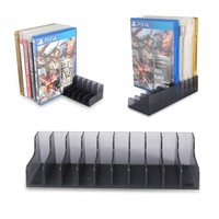 Support de rangement pour 2 disques CD pour accessoires de jeu PS4, support de disque de jeu pour PS4 Slim Pro