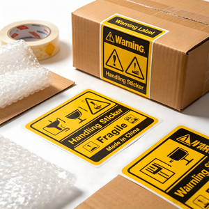 Self <b>Adhesive</b> Labels Circle Custom Strong Waterproof Packaging Stickers Grocery Gift Products Manufacturer - Product Image 5