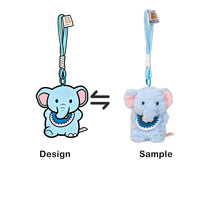 Collection de mini porte-clés en peluche d'animaux tendance sur TikTok - Animaux en peluche mignons assortis avec des accents de foulard, super doux
