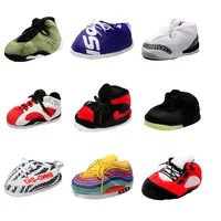 Unisex Jordan AJ Yeezy Sneakers Slippers, Soft Fluffy