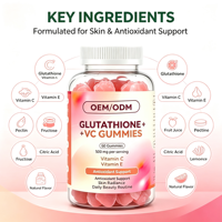 Complément alimentaire quotidien à saveur de baies, sans sucre ajouté, faible teneur en sucre, glutathion, vitamine C, gommes