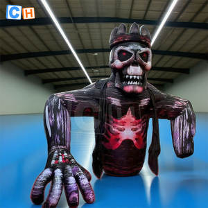 Esqueleto Inflable Gigante, Mascota Inflable Grande, Inflable Publicitario Espeluznante para Halloween, Casa Embrujada - Product Image 2