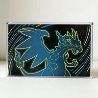 Boîte d'entraînement Elite (ETB) Pokémon TCG personnalisée en acrylique moderne avec protection anti-UV, couvercle magnétique et assemblage facile