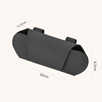 Élégant support de lunettes de soleil à visière, étui magnétique en daim pour lunettes de voiture, pochette adaptée aux modèles BMW, Toyota, Honda, Lexus, Tesla