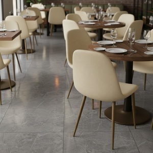 Chaises de salle à manger de restaurant contemporaines au design élégant avec coussin moelleux dans diverses couleurs - Product Image 5