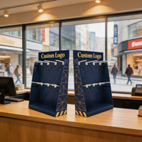 Présentoir de Comptoir en Carton Pliable Personnalisé pour Masques Faciaux, Produits de Beauté et Masques de Magasin de Détail