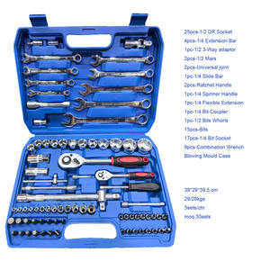 82PCS Auto Car Repair Home Tools Socket Set Ratchet Handle Extensão Bares Spinner Handle Chave Hex Wrench - Product Image 5